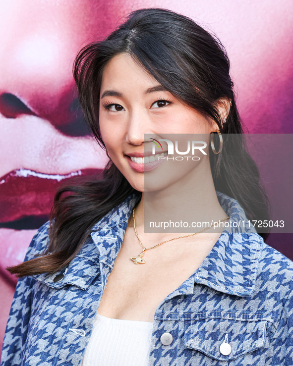 Seol Ah arrives at the Los Angeles Premiere Of Amazon Prime Video's 'Megan Thee Stallion: In Her Words' held at the TCL Chinese Theatre IMAX...