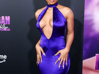 Megan Thee Stallion (Megan Jovon Ruth Pete) arrives at the Los Angeles Premiere Of Amazon Prime Video's 'Megan Thee Stallion: In Her Words'...