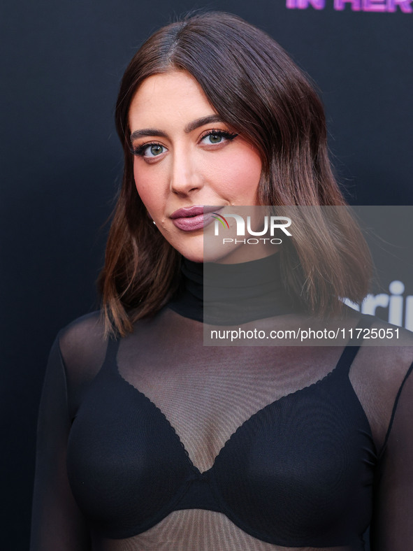 Alexis Oakley arrives at the Los Angeles Premiere Of Amazon Prime Video's 'Megan Thee Stallion: In Her Words' held at the TCL Chinese Theatr...