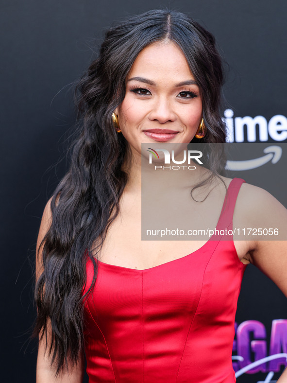 Jenn Tran arrives at the Los Angeles Premiere Of Amazon Prime Video's 'Megan Thee Stallion: In Her Words' held at the TCL Chinese Theatre IM...