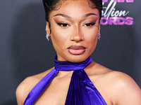 Megan Thee Stallion (Megan Jovon Ruth Pete) arrives at the Los Angeles Premiere Of Amazon Prime Video's 'Megan Thee Stallion: In Her Words'...