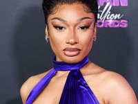 Megan Thee Stallion (Megan Jovon Ruth Pete) arrives at the Los Angeles Premiere Of Amazon Prime Video's 'Megan Thee Stallion: In Her Words'...