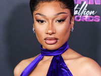 Megan Thee Stallion (Megan Jovon Ruth Pete) arrives at the Los Angeles Premiere Of Amazon Prime Video's 'Megan Thee Stallion: In Her Words'...