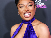 Megan Thee Stallion (Megan Jovon Ruth Pete) arrives at the Los Angeles Premiere Of Amazon Prime Video's 'Megan Thee Stallion: In Her Words'...