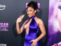 Megan Thee Stallion (Megan Jovon Ruth Pete) arrives at the Los Angeles Premiere Of Amazon Prime Video's 'Megan Thee Stallion: In Her Words'...