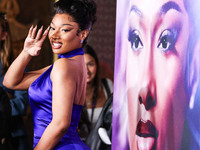 Megan Thee Stallion (Megan Jovon Ruth Pete) arrives at the Los Angeles Premiere Of Amazon Prime Video's 'Megan Thee Stallion: In Her Words'...