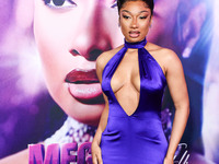 Megan Thee Stallion (Megan Jovon Ruth Pete) arrives at the Los Angeles Premiere Of Amazon Prime Video's 'Megan Thee Stallion: In Her Words'...