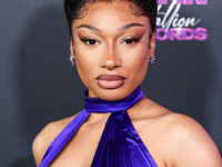 Megan Thee Stallion (Megan Jovon Ruth Pete) arrives at the Los Angeles Premiere Of Amazon Prime Video's 'Megan Thee Stallion: In Her Words'...