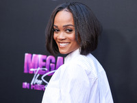 Rachel Lindsay arrives at the Los Angeles Premiere Of Amazon Prime Video's 'Megan Thee Stallion: In Her Words' held at the TCL Chinese Theat...