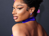 Megan Thee Stallion (Megan Jovon Ruth Pete) arrives at the Los Angeles Premiere Of Amazon Prime Video's 'Megan Thee Stallion: In Her Words'...