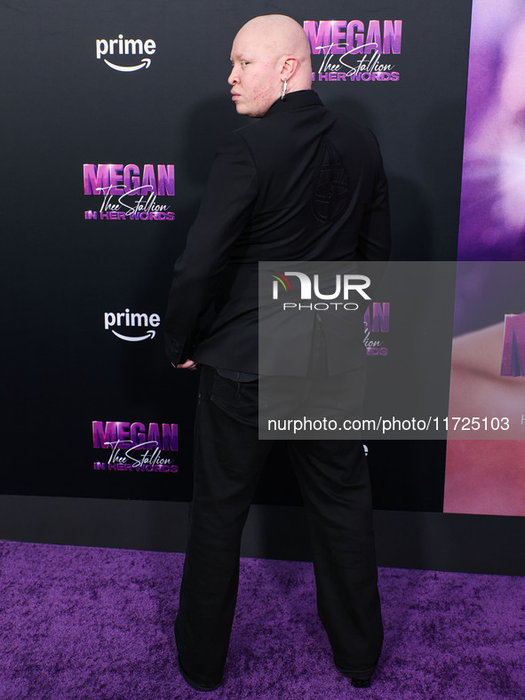 Shaun Ross arrives at the Los Angeles Premiere Of Amazon Prime Video's 'Megan Thee Stallion: In Her Words' held at the TCL Chinese Theatre I...