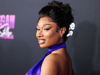 Megan Thee Stallion (Megan Jovon Ruth Pete) arrives at the Los Angeles Premiere Of Amazon Prime Video's 'Megan Thee Stallion: In Her Words'...