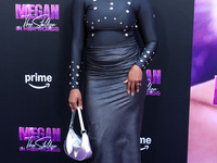 Jerrie Johnson arrives at the Los Angeles Premiere Of Amazon Prime Video's 'Megan Thee Stallion: In Her Words' held at the TCL Chinese Theat...