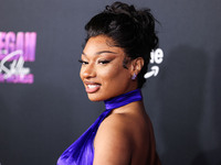 Megan Thee Stallion (Megan Jovon Ruth Pete) arrives at the Los Angeles Premiere Of Amazon Prime Video's 'Megan Thee Stallion: In Her Words'...