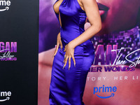 Megan Thee Stallion (Megan Jovon Ruth Pete) arrives at the Los Angeles Premiere Of Amazon Prime Video's 'Megan Thee Stallion: In Her Words'...