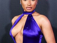 Megan Thee Stallion (Megan Jovon Ruth Pete) arrives at the Los Angeles Premiere Of Amazon Prime Video's 'Megan Thee Stallion: In Her Words'...