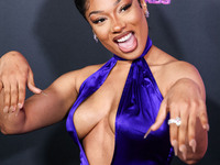 Megan Thee Stallion (Megan Jovon Ruth Pete) arrives at the Los Angeles Premiere Of Amazon Prime Video's 'Megan Thee Stallion: In Her Words'...