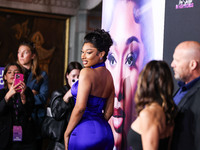 Megan Thee Stallion (Megan Jovon Ruth Pete) arrives at the Los Angeles Premiere Of Amazon Prime Video's 'Megan Thee Stallion: In Her Words'...