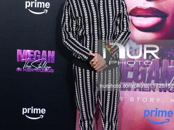 Cory Hardrict arrives at the Los Angeles Premiere Of Amazon Prime Video's 'Megan Thee Stallion: In Her Words' held at the TCL Chinese Theatr...