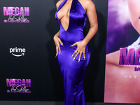 Megan Thee Stallion (Megan Jovon Ruth Pete) arrives at the Los Angeles Premiere Of Amazon Prime Video's 'Megan Thee Stallion: In Her Words'...