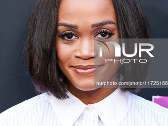 Rachel Lindsay arrives at the Los Angeles Premiere Of Amazon Prime Video's 'Megan Thee Stallion: In Her Words' held at the TCL Chinese Theat...