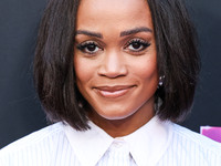 Rachel Lindsay arrives at the Los Angeles Premiere Of Amazon Prime Video's 'Megan Thee Stallion: In Her Words' held at the TCL Chinese Theat...