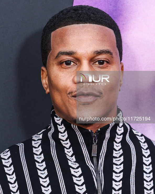 Cory Hardrict arrives at the Los Angeles Premiere Of Amazon Prime Video's 'Megan Thee Stallion: In Her Words' held at the TCL Chinese Theatr...