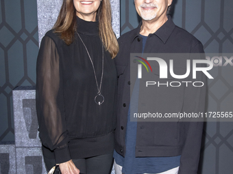 Mari-Jo Winkler and Eddy Loffreda attend the world premiere of HBO's ''Dune: Prophecy'' at Jazz at Lincoln Center in New York, USA, on Octob...