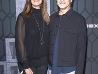 Mari-Jo Winkler and Eddy Loffreda attend the world premiere of HBO's ''Dune: Prophecy'' at Jazz at Lincoln Center in New York, USA, on Octob...