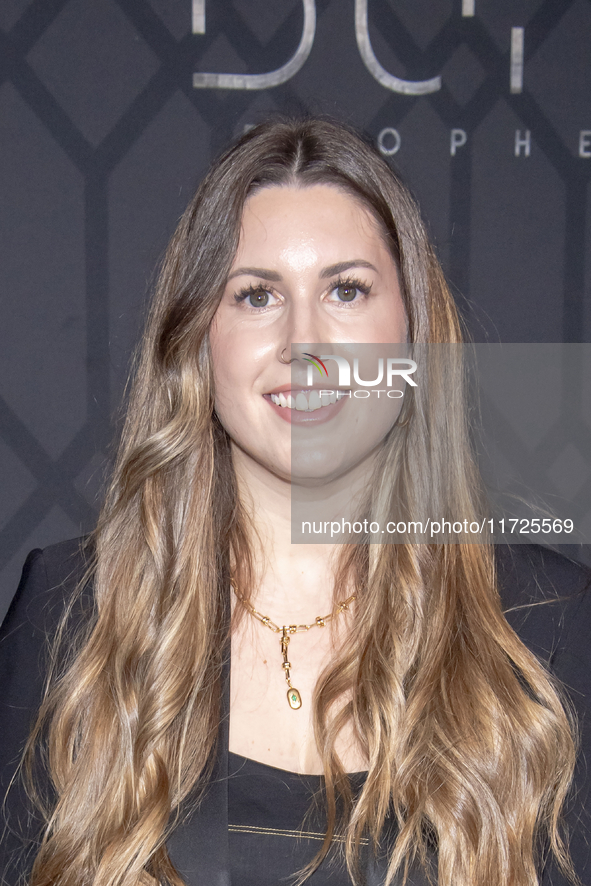 Amelia Allwarden attends the world premiere of HBO's ''Dune: Prophecy'' at Jazz at Lincoln Center in New York, USA, on October 30, 2024. 