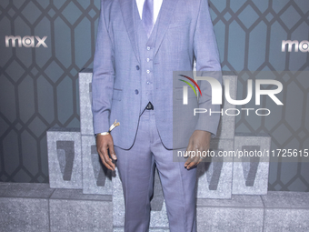 Jamie Hector attends the world premiere of HBO's ''Dune: Prophecy'' at Jazz at Lincoln Center in New York, USA, on October 30, 2024. (