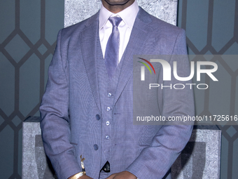 Jamie Hector attends the world premiere of HBO's ''Dune: Prophecy'' at Jazz at Lincoln Center in New York, USA, on October 30, 2024. (