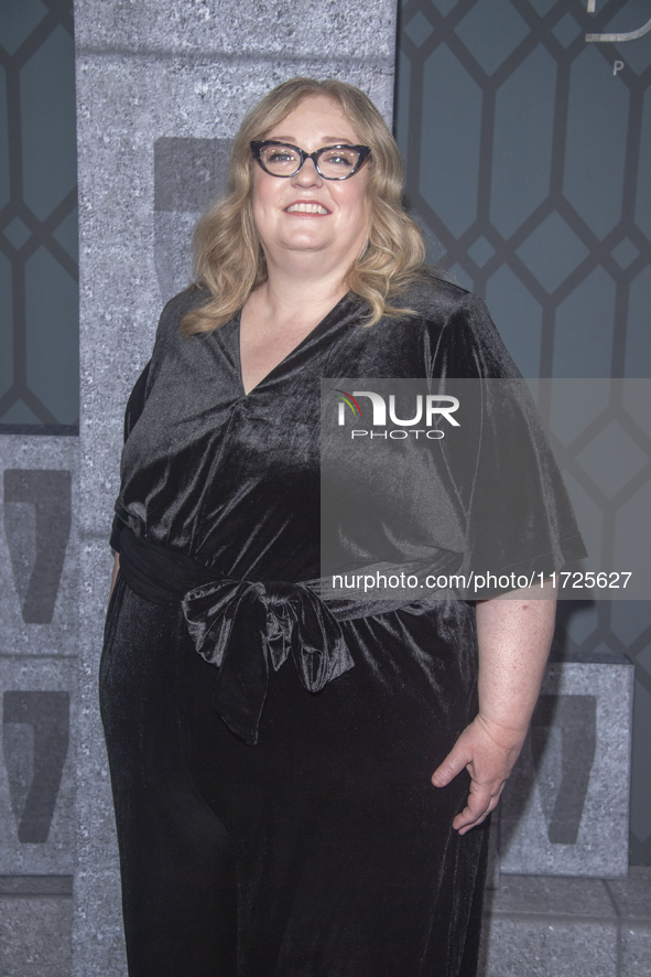 Alison Schapker attends the world premiere of HBO's ''Dune: Prophecy'' at Jazz at Lincoln Center in New York, USA, on October 30, 2024. 