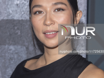 Aoife Hinds attends the world premiere of HBO's ''Dune: Prophecy'' at Jazz at Lincoln Center in New York, USA, on October 30, 2024. (