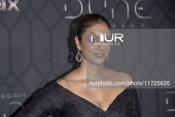 Tabu attends the world premiere of HBO's ''Dune: Prophecy'' at Jazz at Lincoln Center in New York, USA, on October 30, 2024. 