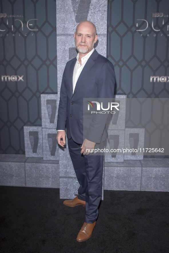 Matt King attends the world premiere of HBO's ''Dune: Prophecy'' at Jazz at Lincoln Center in New York, USA, on October 30, 2024. 