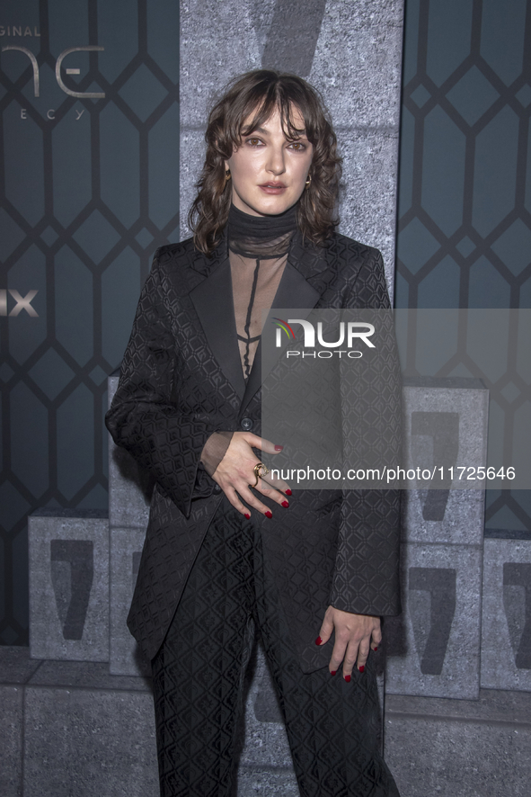 HBO's ''Dune: Prophecy'' world premiere. In New York, New York, USA, on October 30, 2024, Faoileann Cunningham attends the world premiere of...