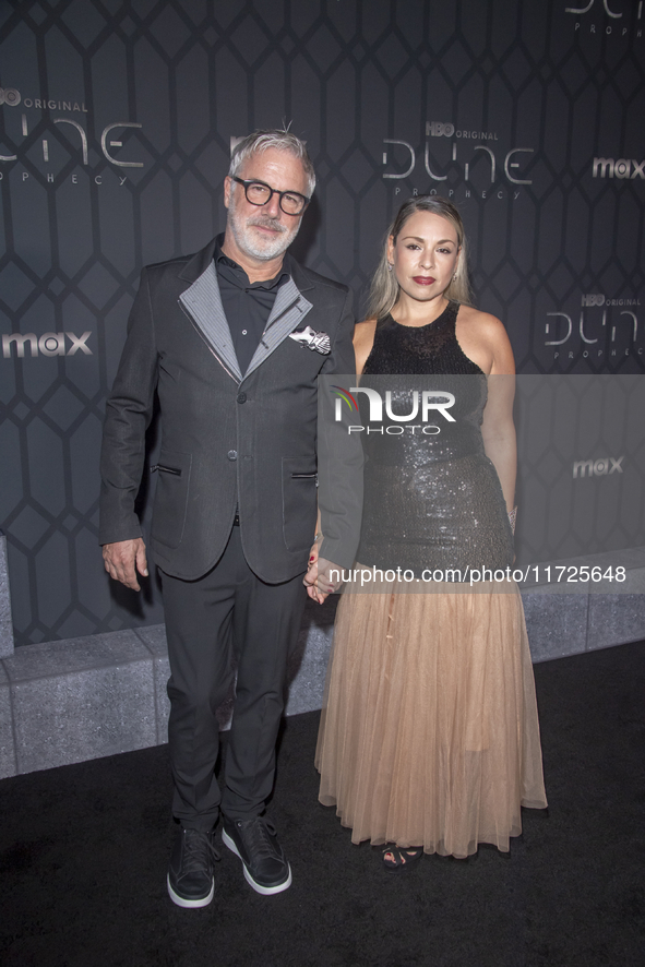 Pierre Gill attends the world premiere of HBO's ''Dune: Prophecy'' at Jazz at Lincoln Center in New York, New York, USA, on October 30, 2024...