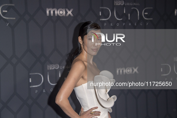 HBO's ''Dune: Prophecy'' world premiere takes place in New York, USA, on October 30, 2024. Jihae attends the event at Jazz at Lincoln Center...