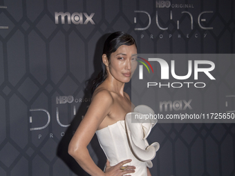 HBO's ''Dune: Prophecy'' world premiere takes place in New York, USA, on October 30, 2024. Jihae attends the event at Jazz at Lincoln Center...