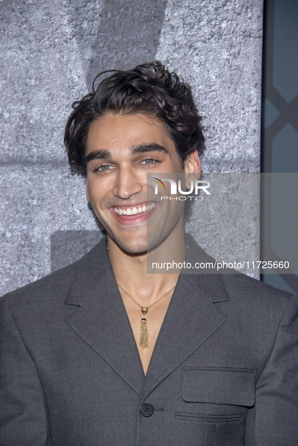 Josh Heuston attends the world premiere of HBO's ''Dune: Prophecy'' at Jazz at Lincoln Center in New York, USA, on October 30, 2024. 