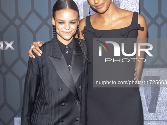 Chloe Lea and Shalom Brune-Franklin attend the world premiere of HBO's ''Dune: Prophecy'' at Jazz at Lincoln Center in New York, New York, U...