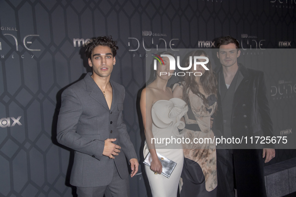 HBO's ''Dune: Prophecy'' world premiere takes place in New York, USA, on October 30, 2024. Josh Heuston, Jihae, Sarah-Sofie Boussnina, and C...