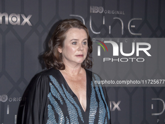 Emily Watson attends the world premiere of HBO's ''Dune: Prophecy'' at Jazz at Lincoln Center in New York, New York, USA, on October 30, 202...