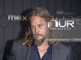 Travis Fimmel attends the world premiere of HBO's ''Dune: Prophecy'' at Jazz at Lincoln Center in New York, USA, on October 30, 2024. (