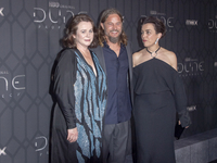 Emily Watson, Travis Fimmel, and Olivia Williams attend the world premiere of HBO's ''Dune: Prophecy'' at Jazz at Lincoln Center in New York...