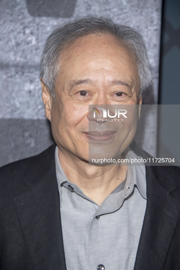 Ang Lee attends the world premiere of HBO's ''Dune: Prophecy'' at Jazz at Lincoln Center in New York, USA, on October 30, 2024. 