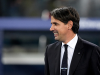 Simone Inzaghi head coach of FC Internazionale looks on during the Serie A Enilive match between Empoli FC and FC Internazionale at Stadio C...