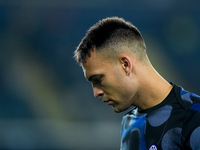 Lautaro Martinez of FC Internazionale looks on during the Serie A Enilive match between Empoli FC and FC Internazionale at Stadio Carlo Cast...