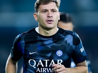 Nicolo' Barella of FC Internazionale looks on during the Serie A Enilive match between Empoli FC and FC Internazionale at Stadio Carlo Caste...